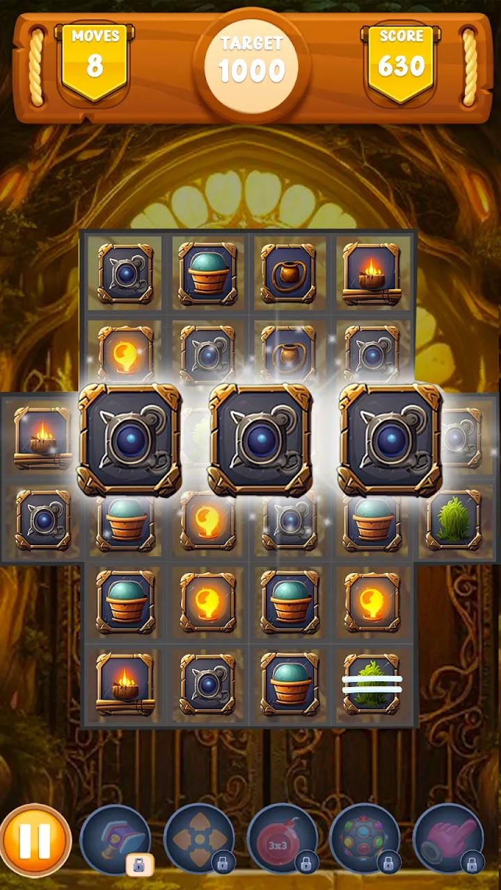 Ekran główny magicznej przygody faraona